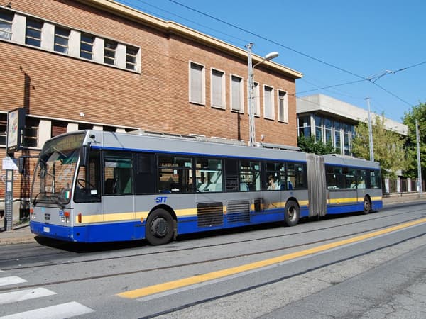 トリノ市内のバス